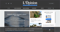 Desktop Screenshot of lopinion.com