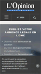 Mobile Screenshot of lopinion.com