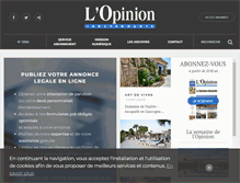 Tablet Screenshot of lopinion.com